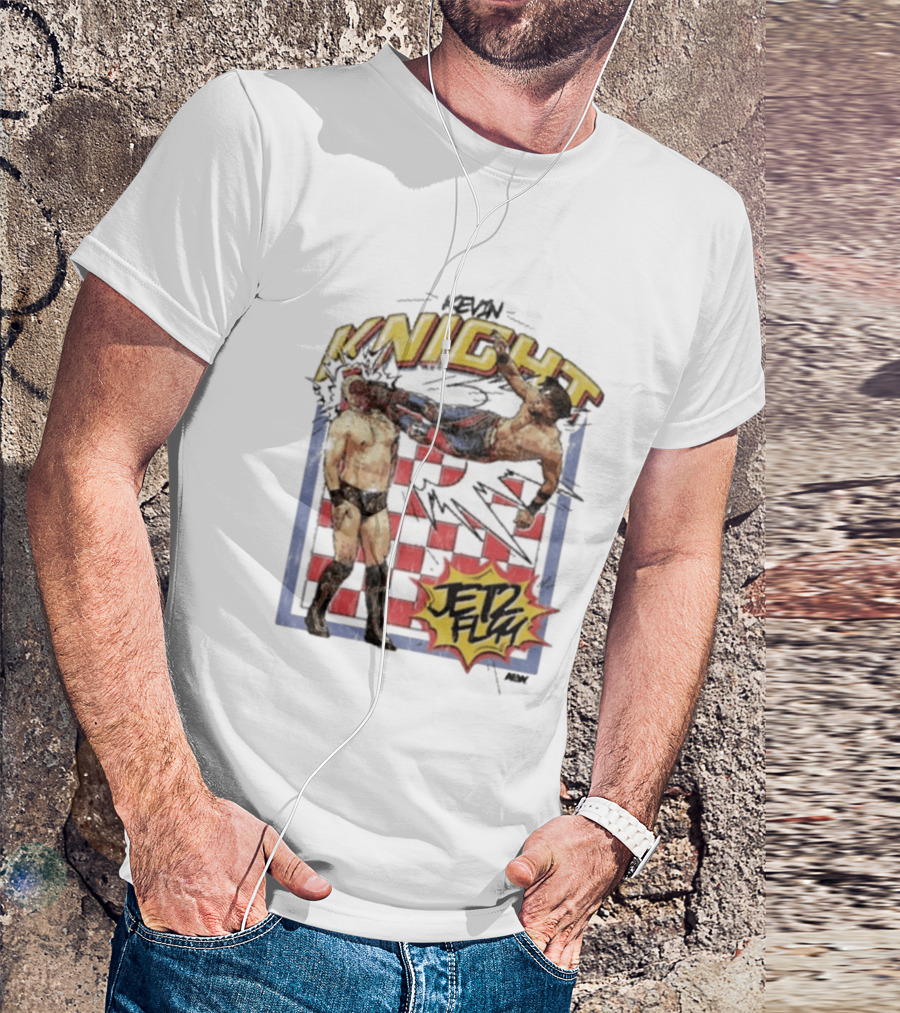Kevin Knight Jet2fly Wrestling Kick Action T-Shirt