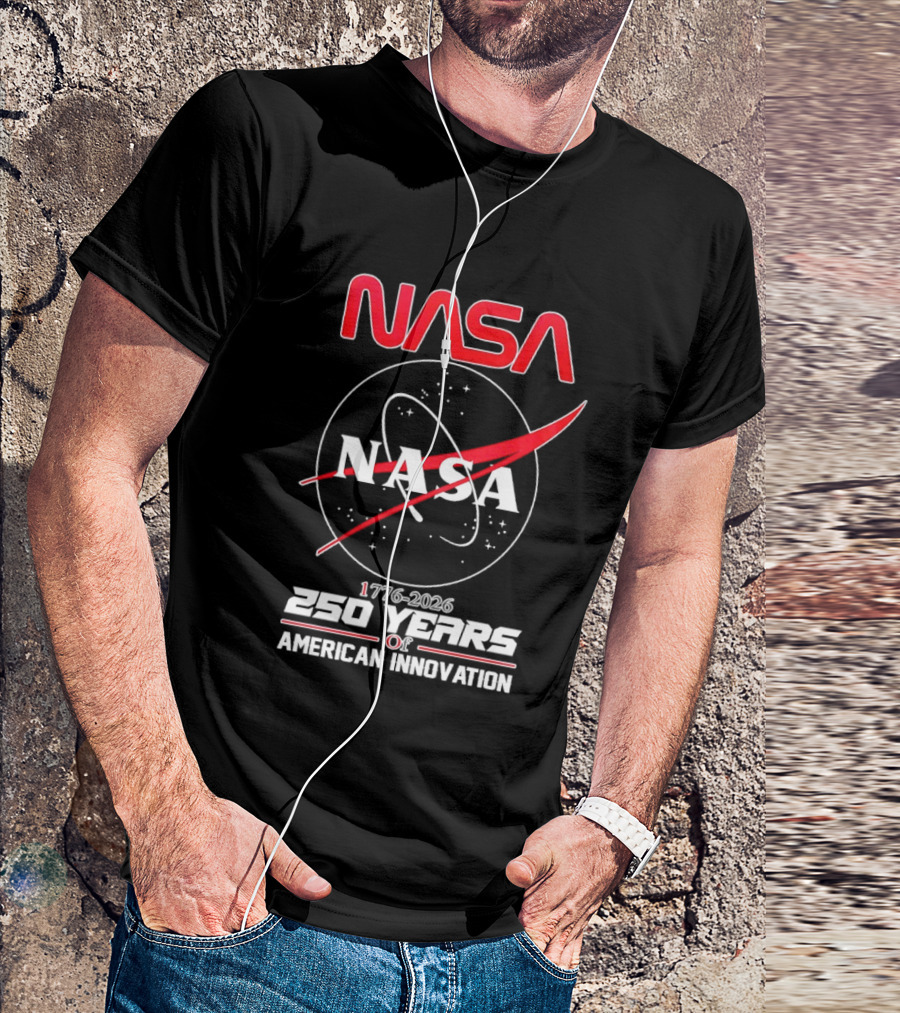 NASA 1776 2026 250 Years Of American Innovation T-Shirt