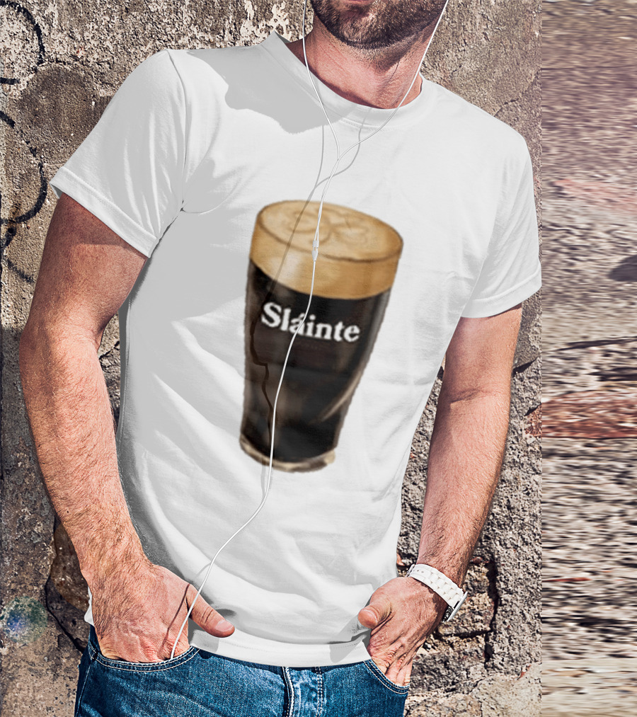 Sláinte Irish Shamrock Brew Pint T-Shirt