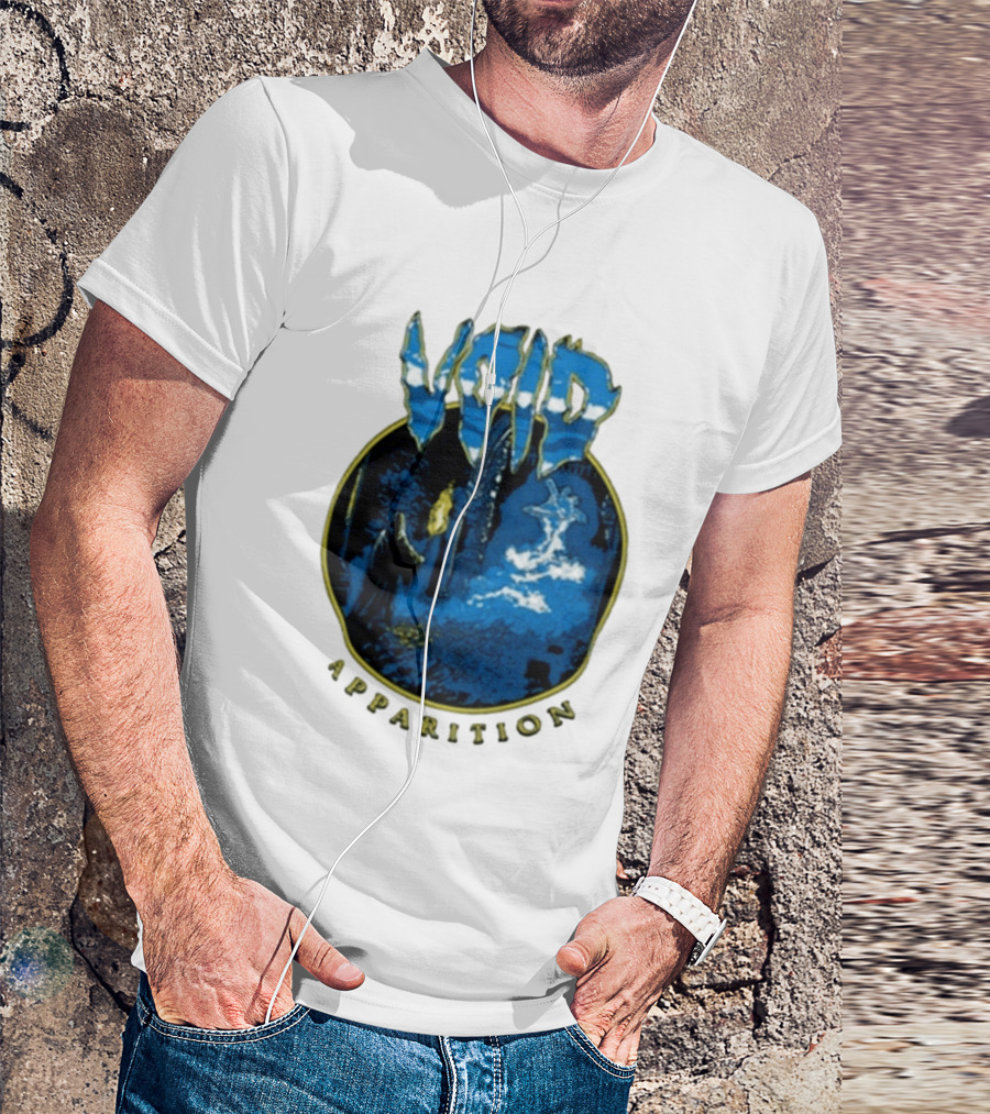 Void Apparition Blue Ghostly Scene T-Shirt