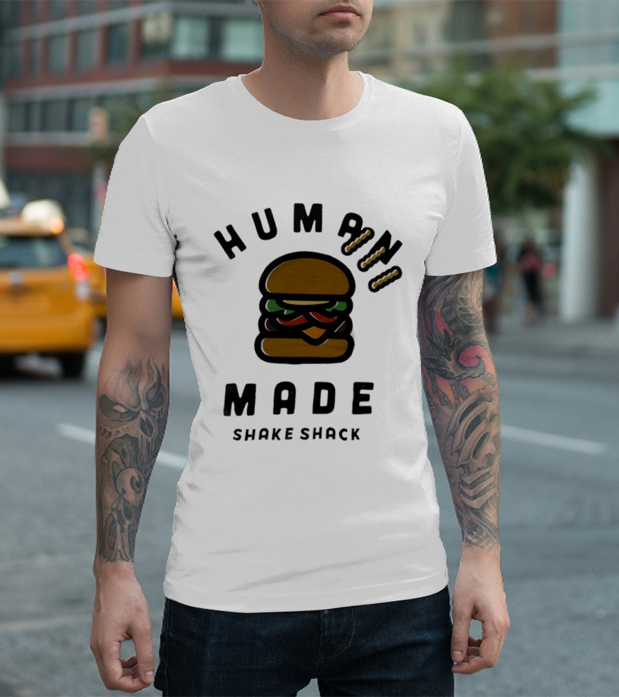 Human Made Shake Shack Hamburger T-Shirt