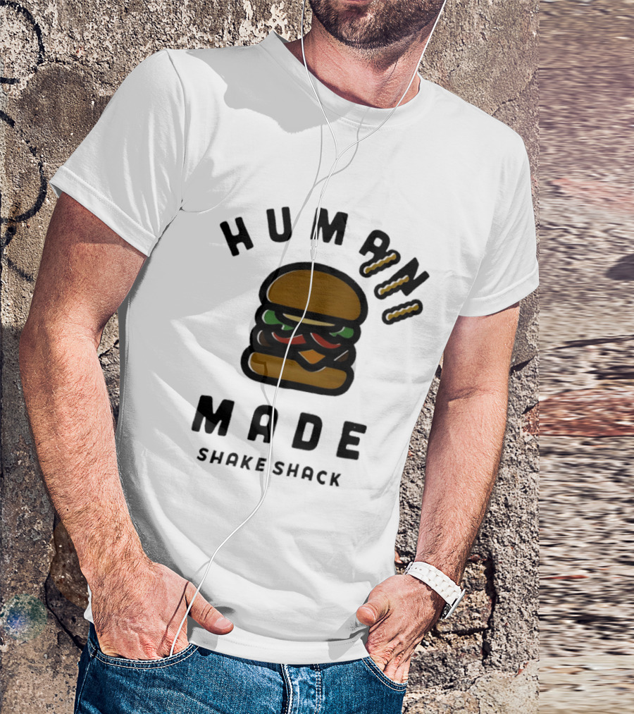 Human Made Shake Shack Hamburger T-Shirt