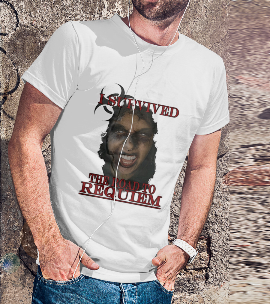 I Survived The Road To Requiem Intense Face Expression T-Shirt