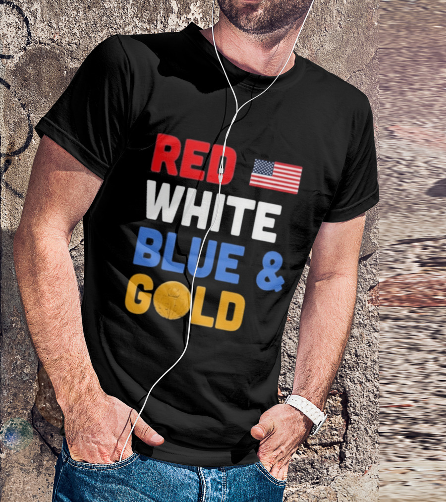 Red White Blue Gold Team USA Win Olympics Forever T-Shirt