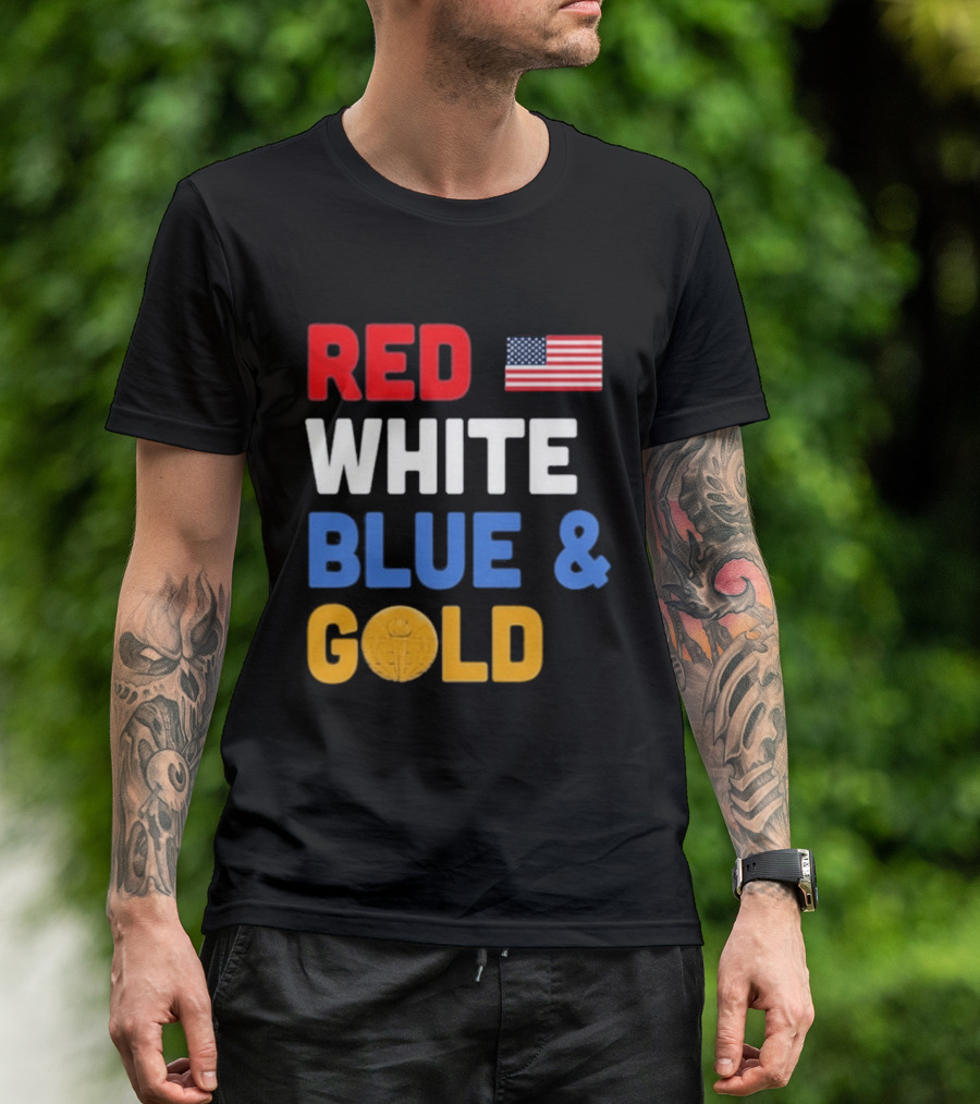 Red White Blue Gold Team USA Win Olympics Forever T-Shirt
