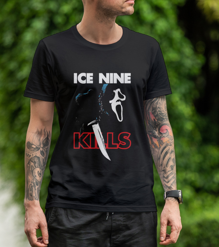 Ice Nine Kills Ghost Face Knife Horror Collaboration Stab Scream 7 Exclusive T-Shirt