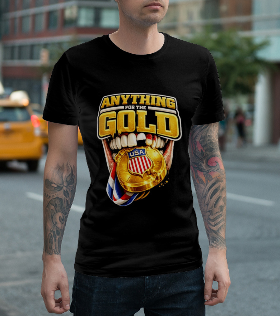 Anything For The Gold USA Medal T-Shirt