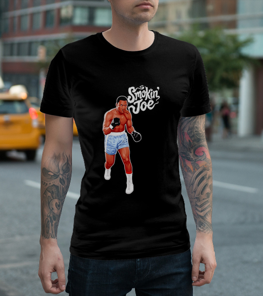 Joe Frazier Smokin' Joe Boxing Legend Historic Fighter T-Shirt