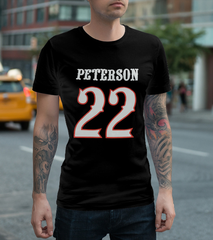 Darryn Peterson 22 Kansas Jayhawks Basketball T-Shirt