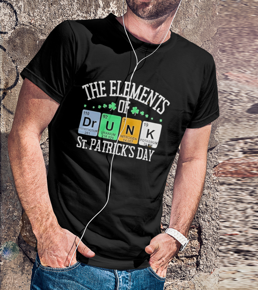 The Elements Of Drunk St. Patrick's Day T-Shirt