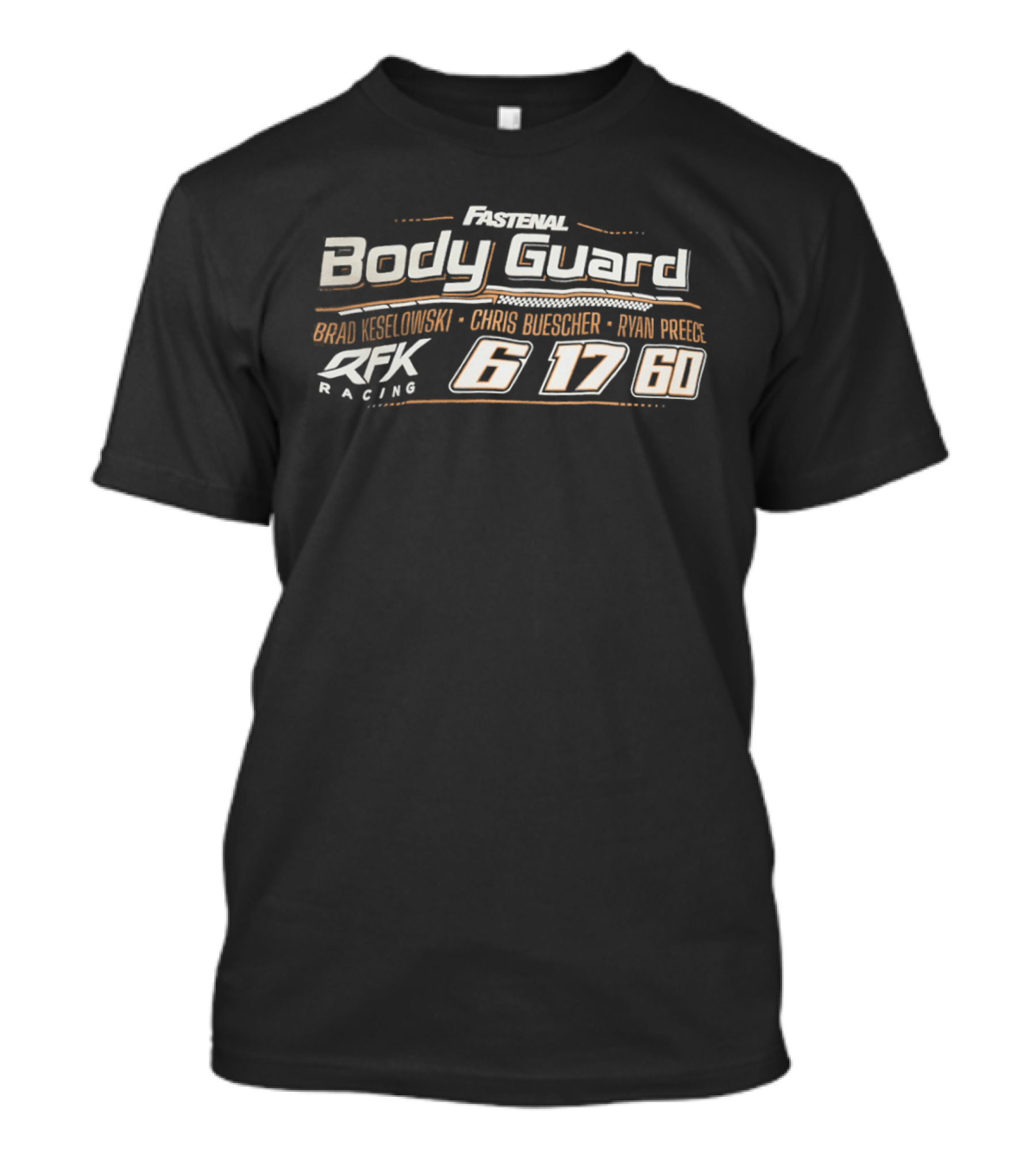 Fastenal Body Guard Brad Keselowski Chris Buescher Ryan Preece RFK Racing 6 17 60 T-Shirt