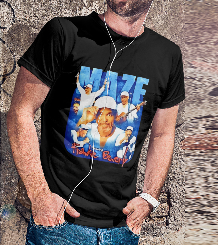 Maze Featuring Frankie Beverly Collage With Performances T-Shirt