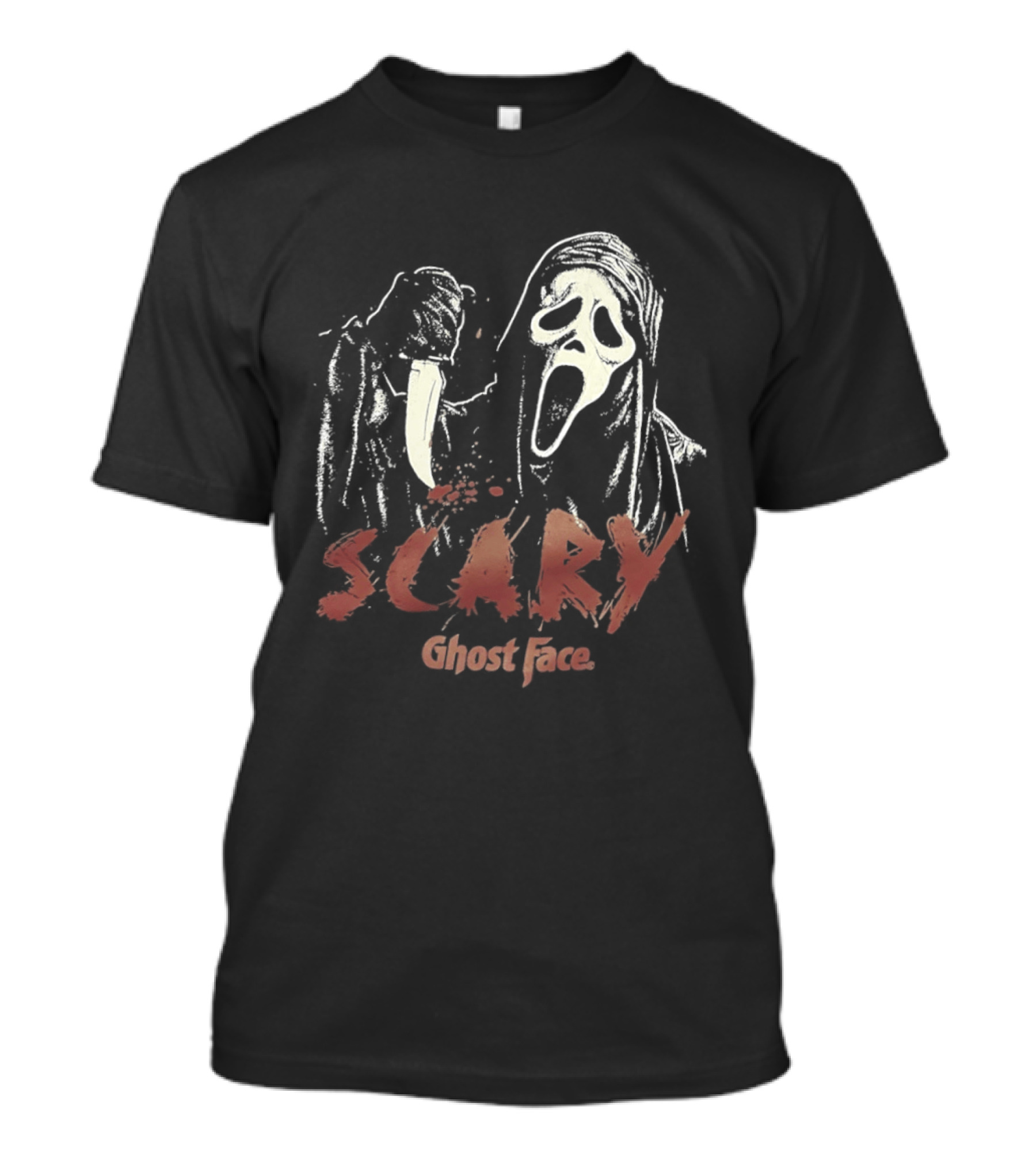 Ghost Face Scary Mask Horror Movie Fan Favorite T-Shirt