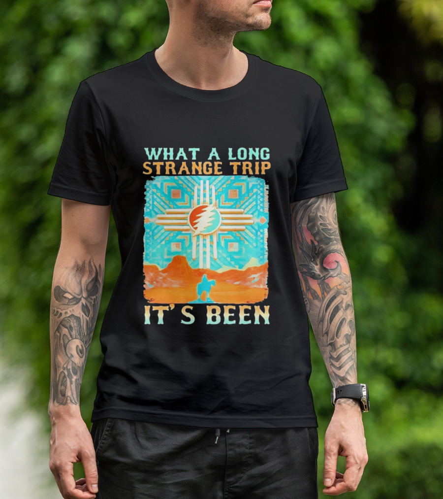 What A Long Strange Trip It's Been Grateful Dead Zia T-Shirt