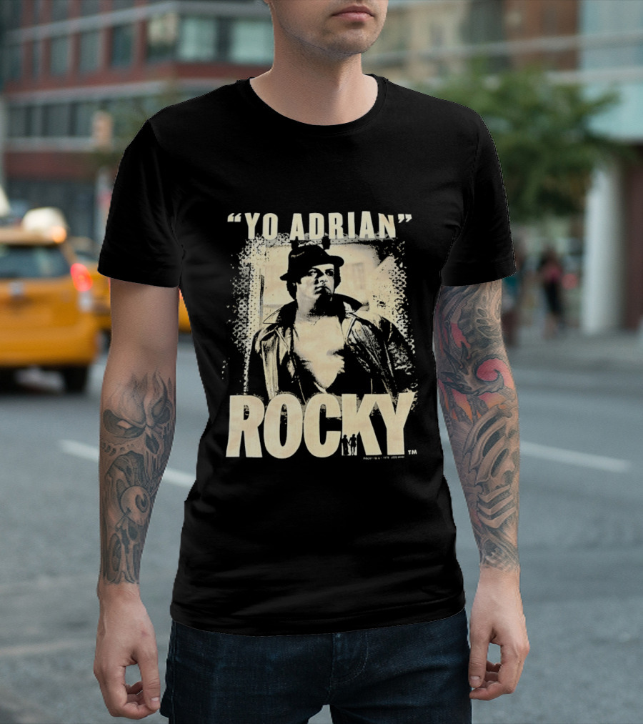 Yo Adrian Rocky Balboa Retro Movie T-Shirt