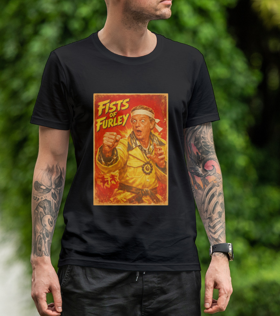 Fists Of Furley Retro Karate Kung Fu Master T-Shirt
