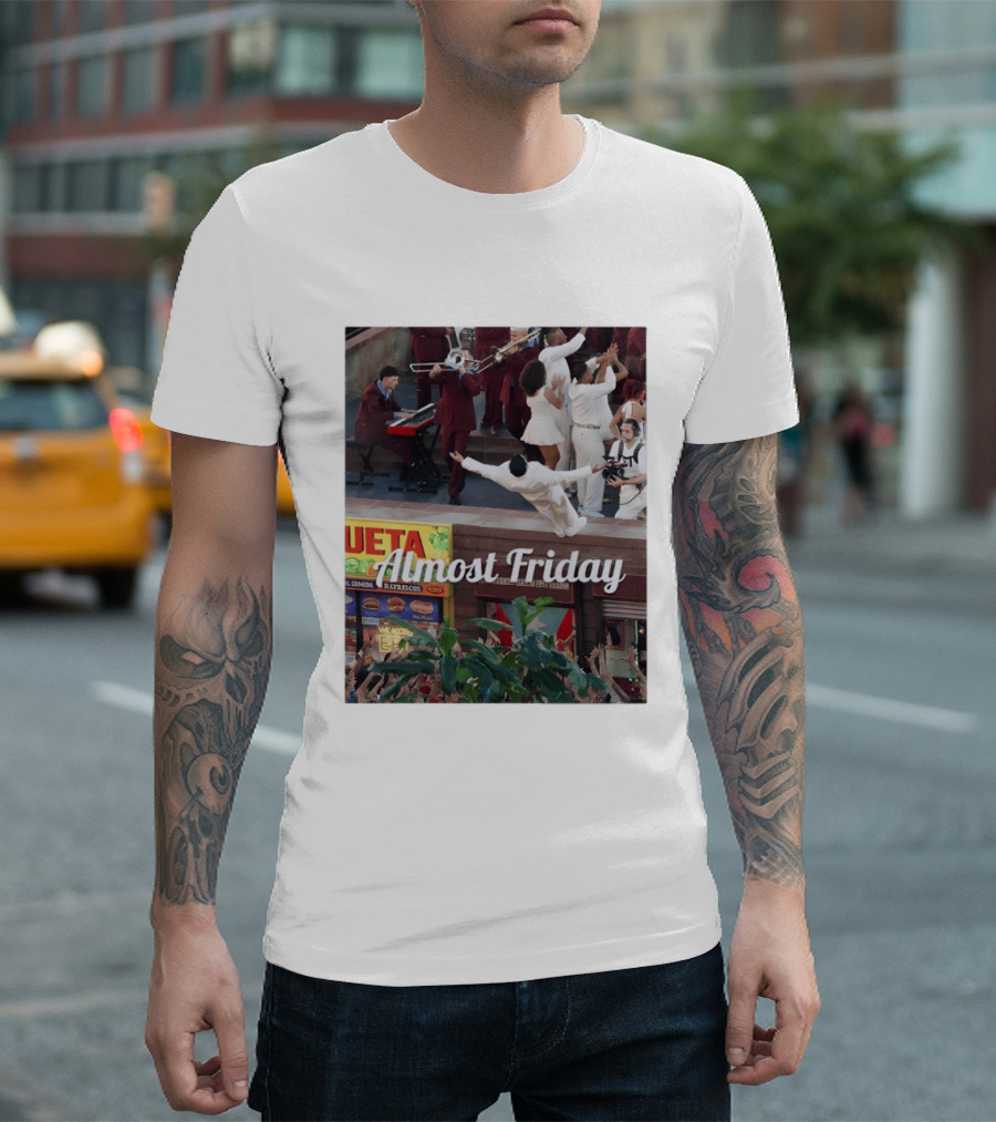 Almost Friday Bad Bunny Un Verano Sin Ti Party Scene T-Shirt