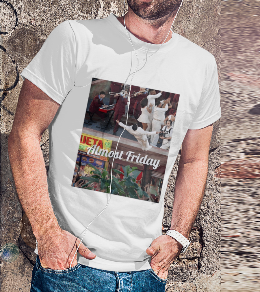 Almost Friday Bad Bunny Un Verano Sin Ti Party Scene T-Shirt