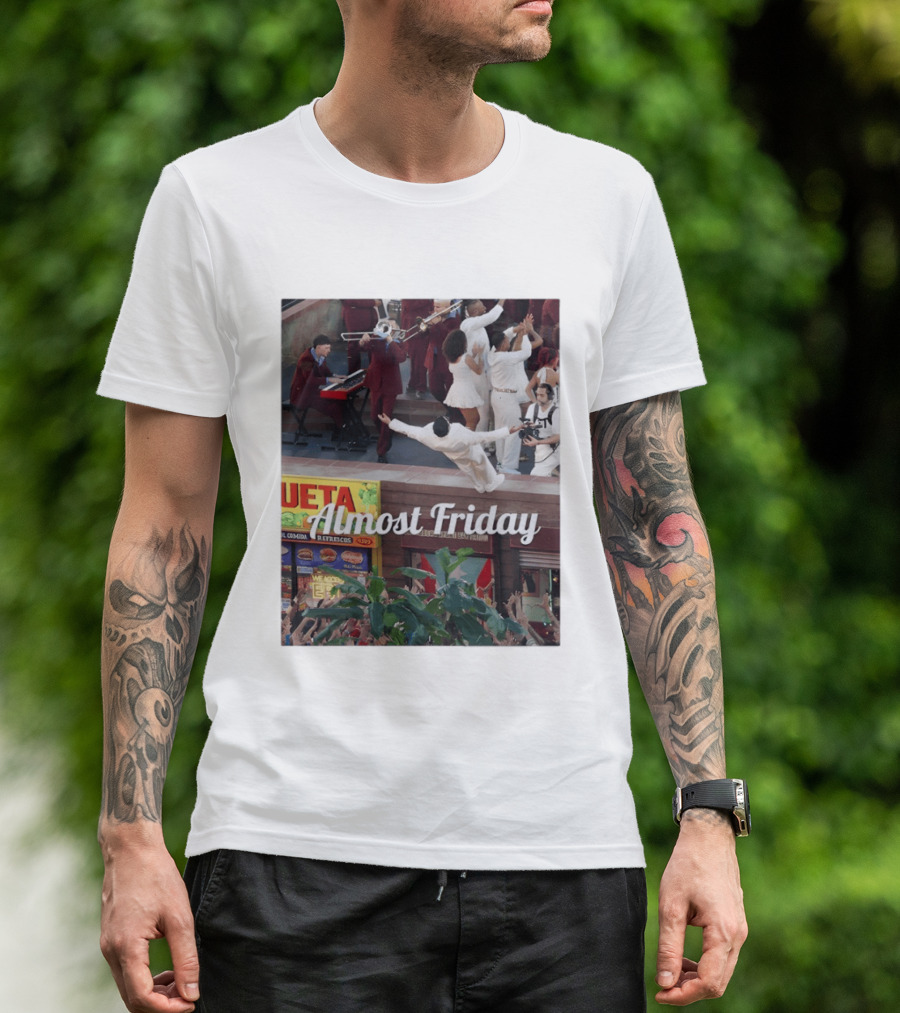 Almost Friday Bad Bunny Un Verano Sin Ti Party Scene T-Shirt