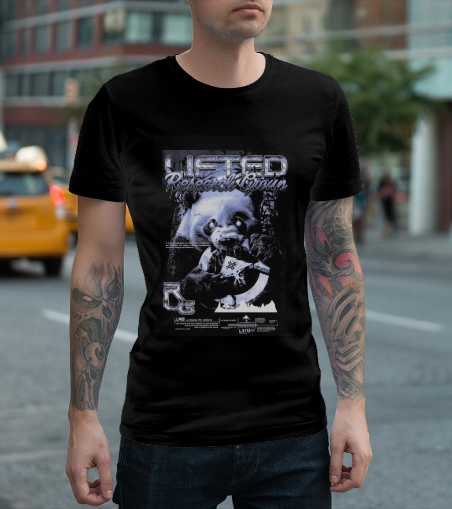 Lifted Research Group Pandamonium Panda Boxer Gloves T-Shirt