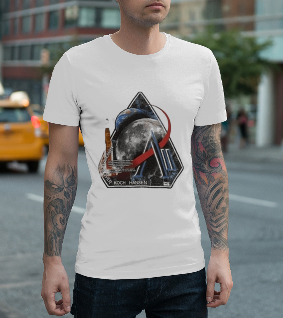 Ron Jon Cocoa Beach FL Artemis II Koch Hansen Moon Mission NASA Spaceship T-Shirt
