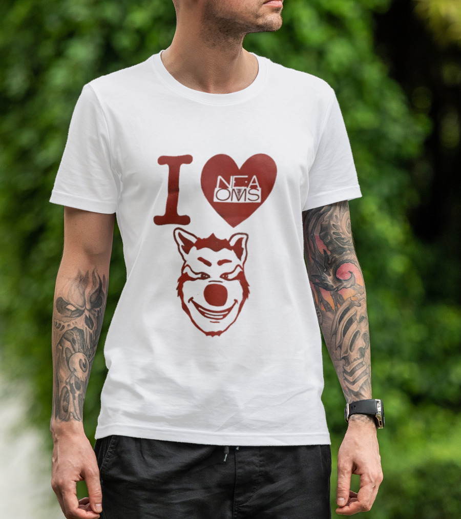 I Love NFAOMS Arkansas State Red Wolves Basketball T-Shirt