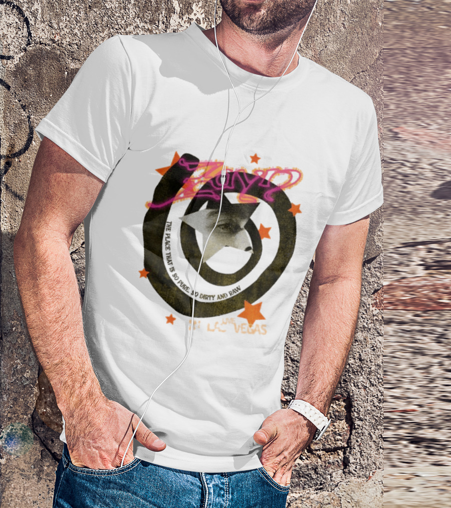 Zayn Live In Vegas The Place That Is So Pure So Dirty And Raw Star Eye T-Shirt
