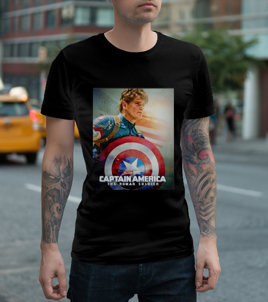 SECTION STUDIOS Captain America The Roman Soldier T-Shirt