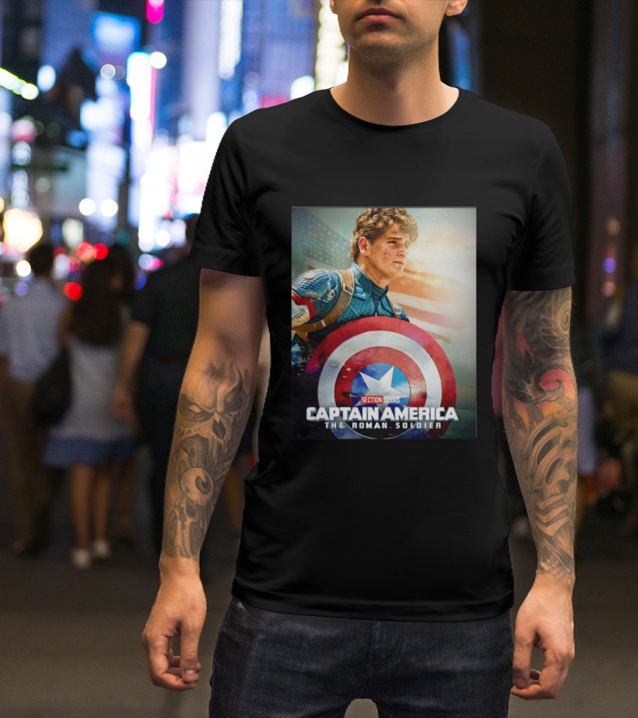 SECTION STUDIOS Captain America The Roman Soldier T-Shirt