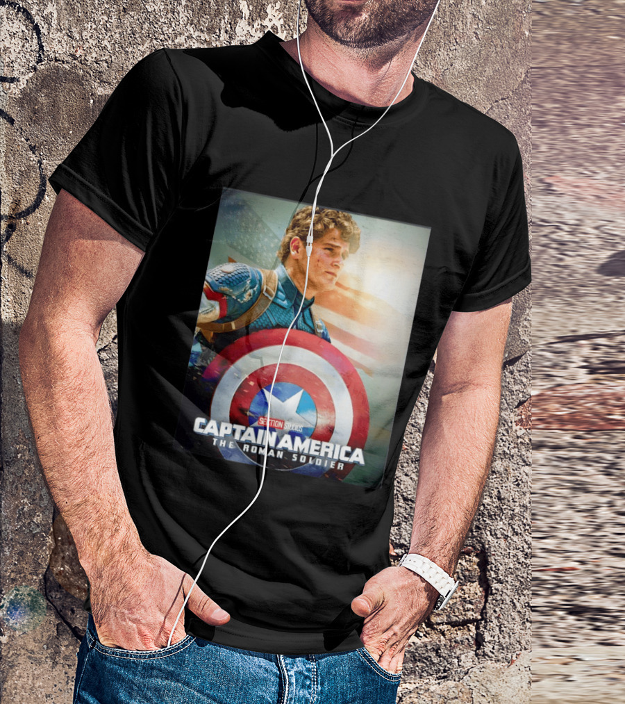 SECTION STUDIOS Captain America The Roman Soldier T-Shirt