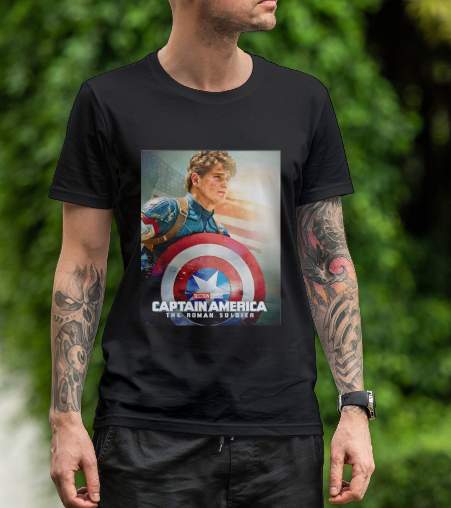 SECTION STUDIOS Captain America The Roman Soldier T-Shirt