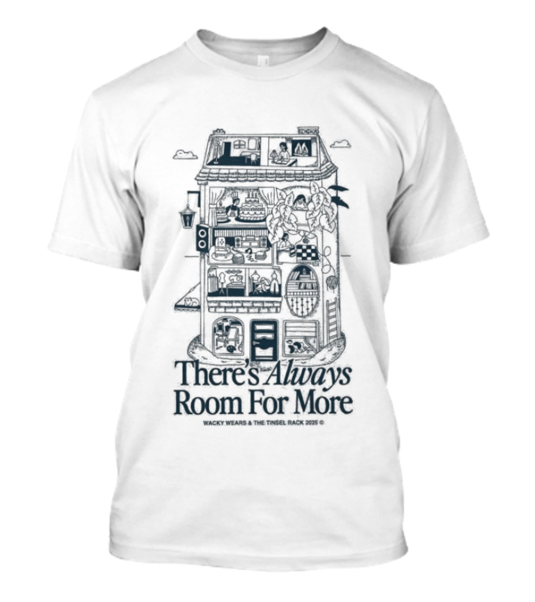 There's Always Room For More The Tinsel Rack Vending Machine T-Shirt