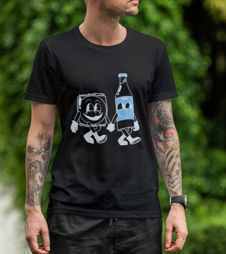 Matt Mitchell RC And MP Smiling Soda Bottle And Cartoon T-Shirt