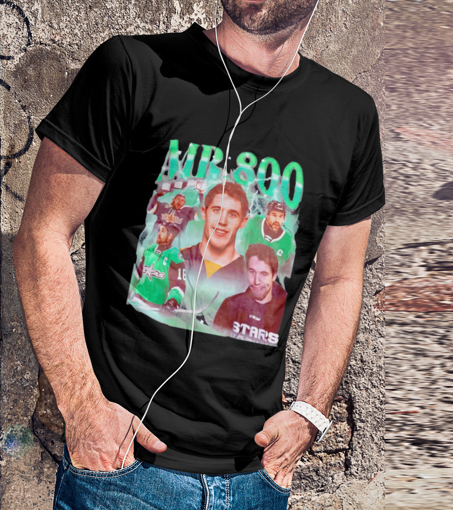 Curtis McKenzie Mr 800 Dallas Stars 16 Hockey Celebration T-Shirt