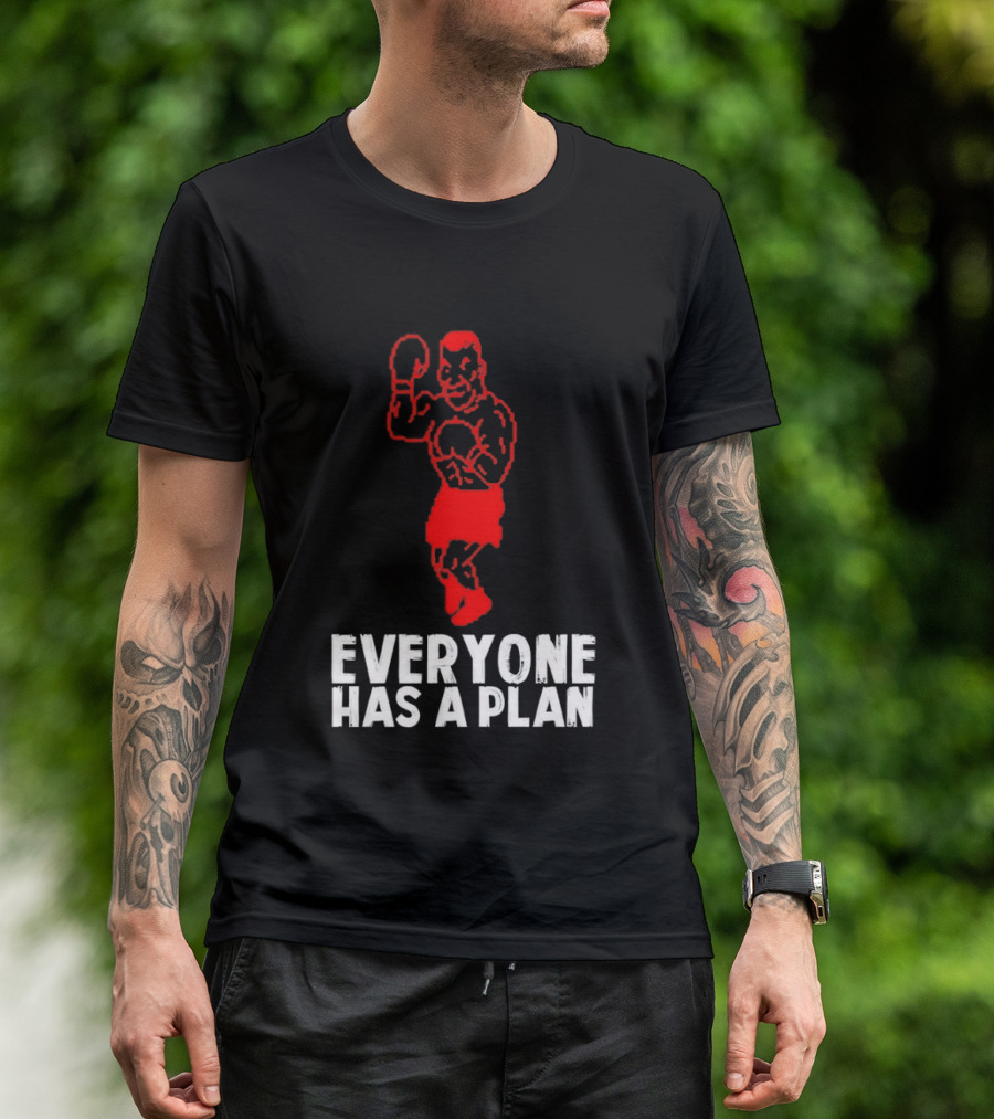 Everyone Has A Plan Punchout Video Game Boxing T-Shirt