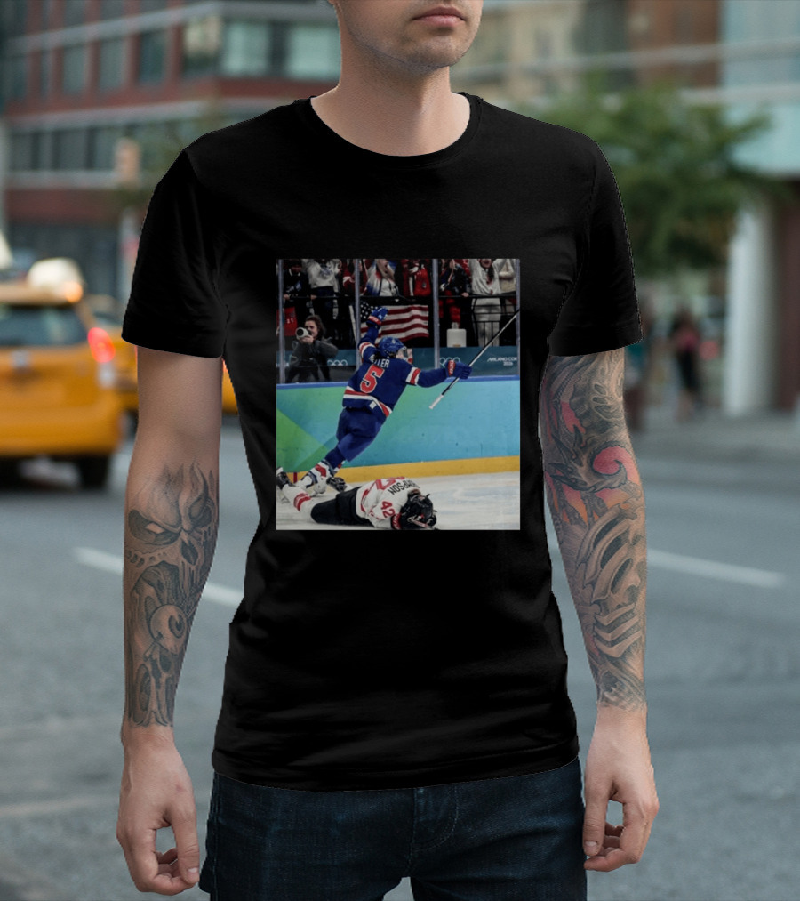 Team USA Women's Hockey Gold Win Milan 2026 Celebration T-Shirt