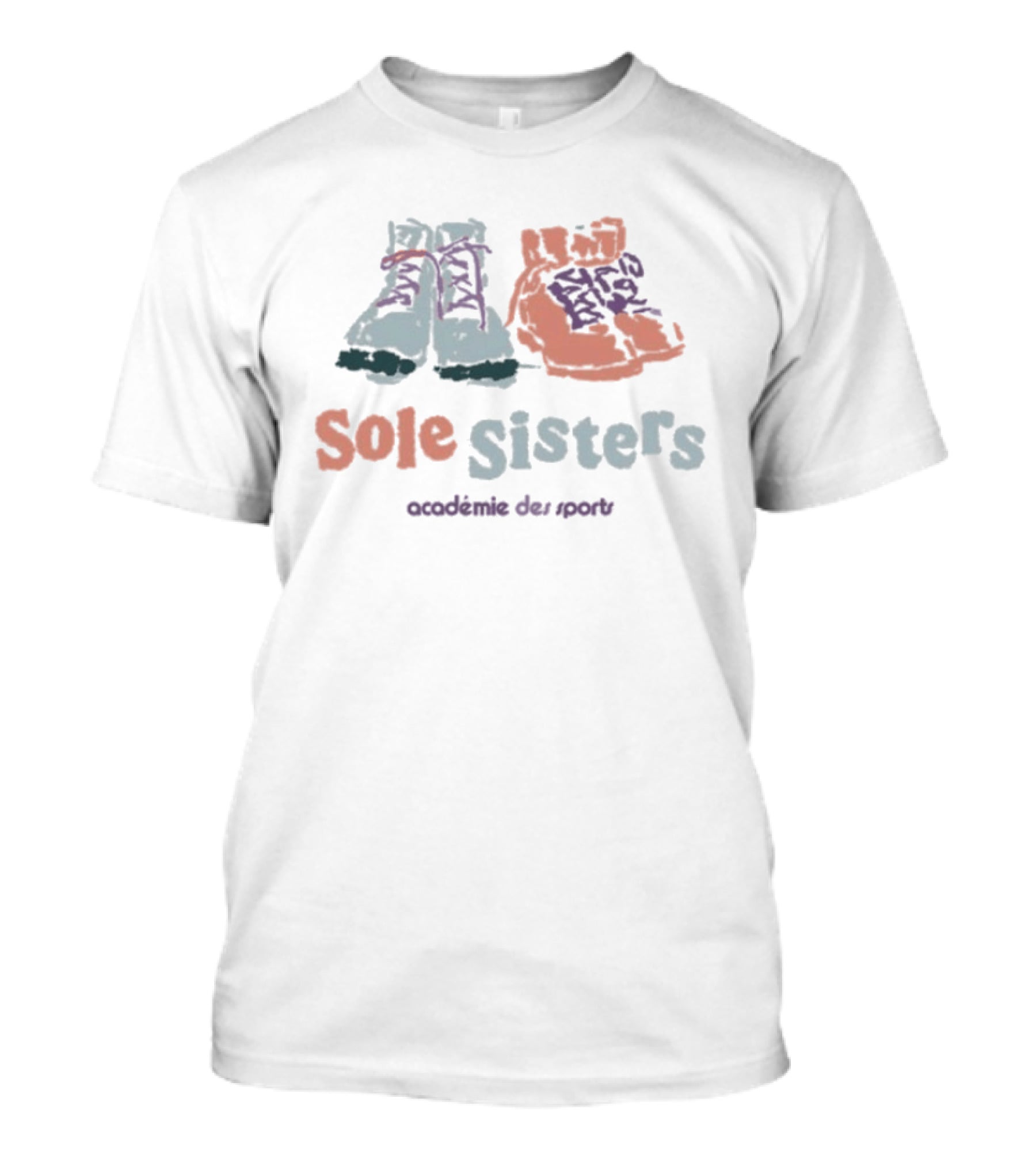 Sole Sisters Academie Du Sport Retro Boots T-Shirt