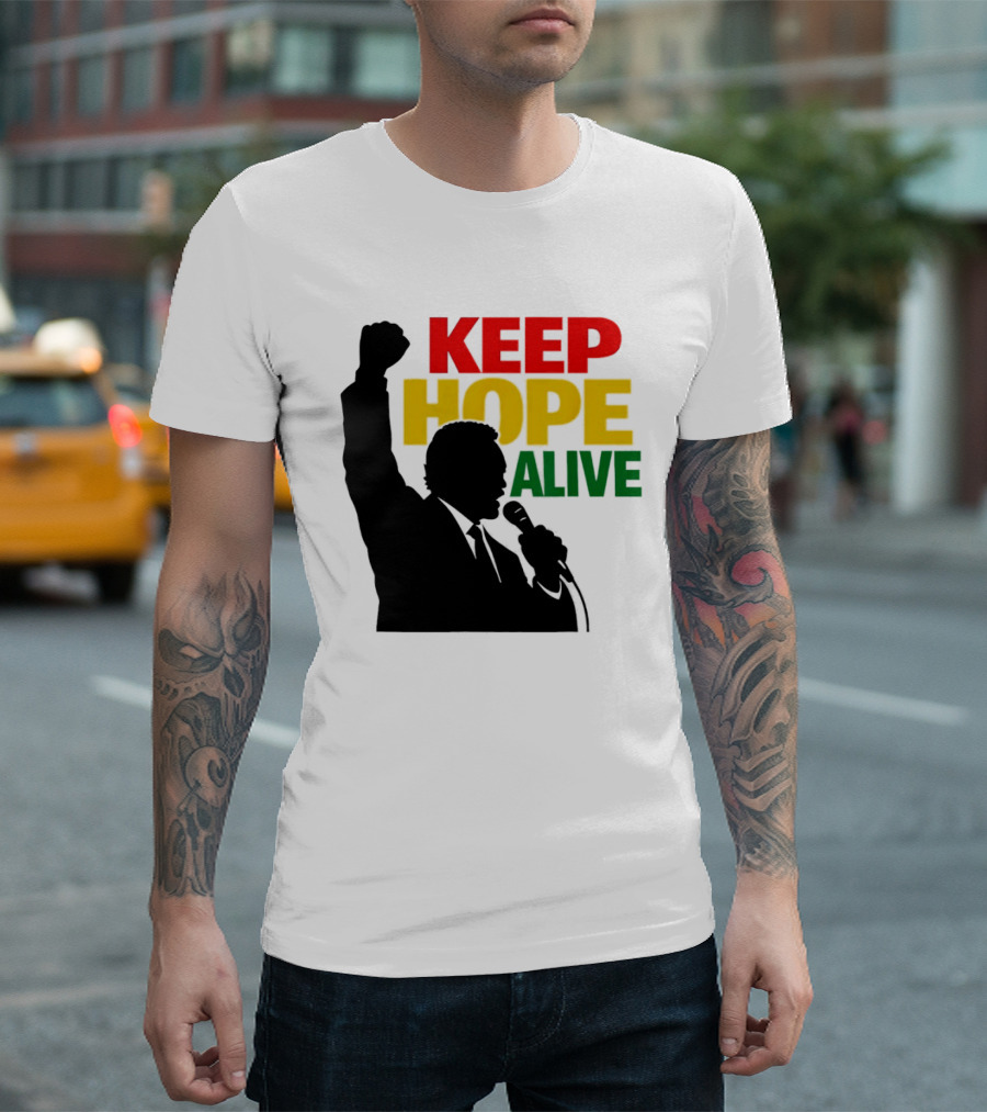 Keep Hope Alive Raised Fist T-Shirt
