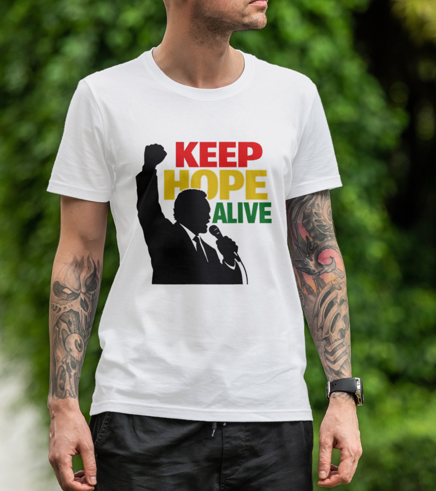 Keep Hope Alive Raised Fist T-Shirt