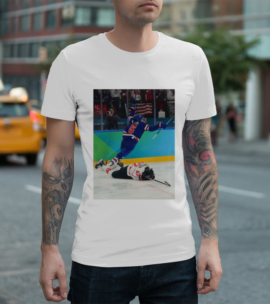 Megan Keller USA Olympic Hockey OT Goal Celebration T-Shirt