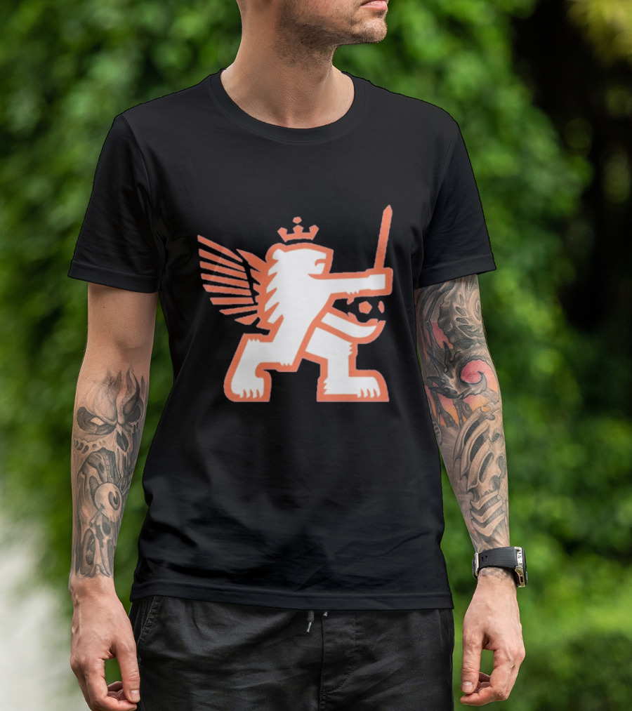 Knifey Lion FC Cincinnati Winged Sword T-Shirt