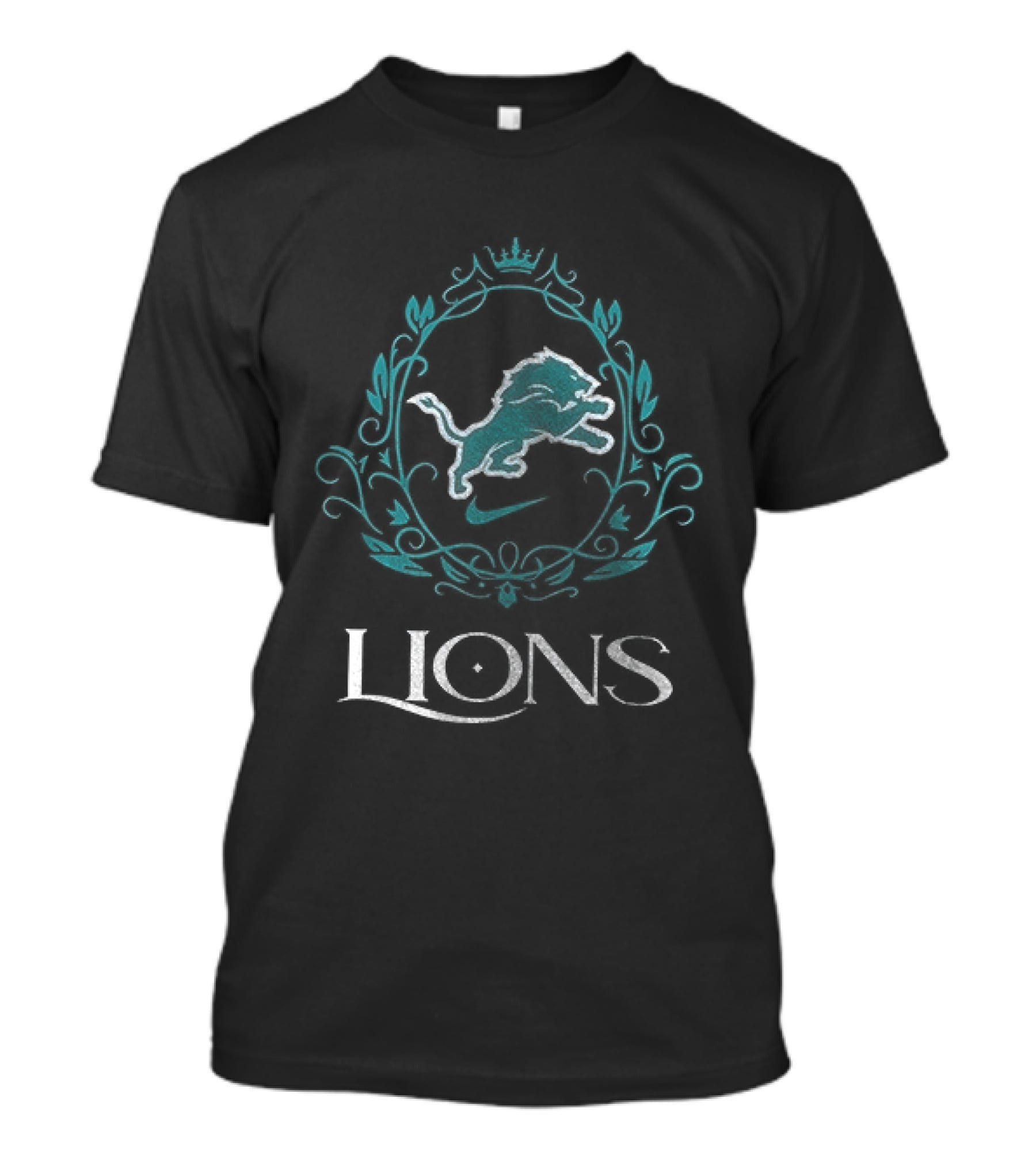 Detroit Lions Bridgerton Social Club Spilling The Tea Bee Crest T-Shirt