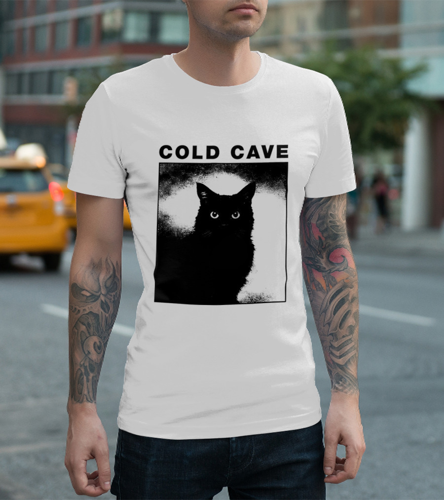 COLD CAVE Cat In Shadow T-Shirt