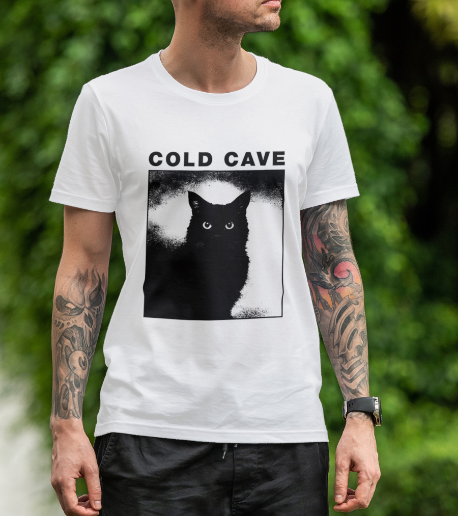 COLD CAVE Cat In Shadow T-Shirt