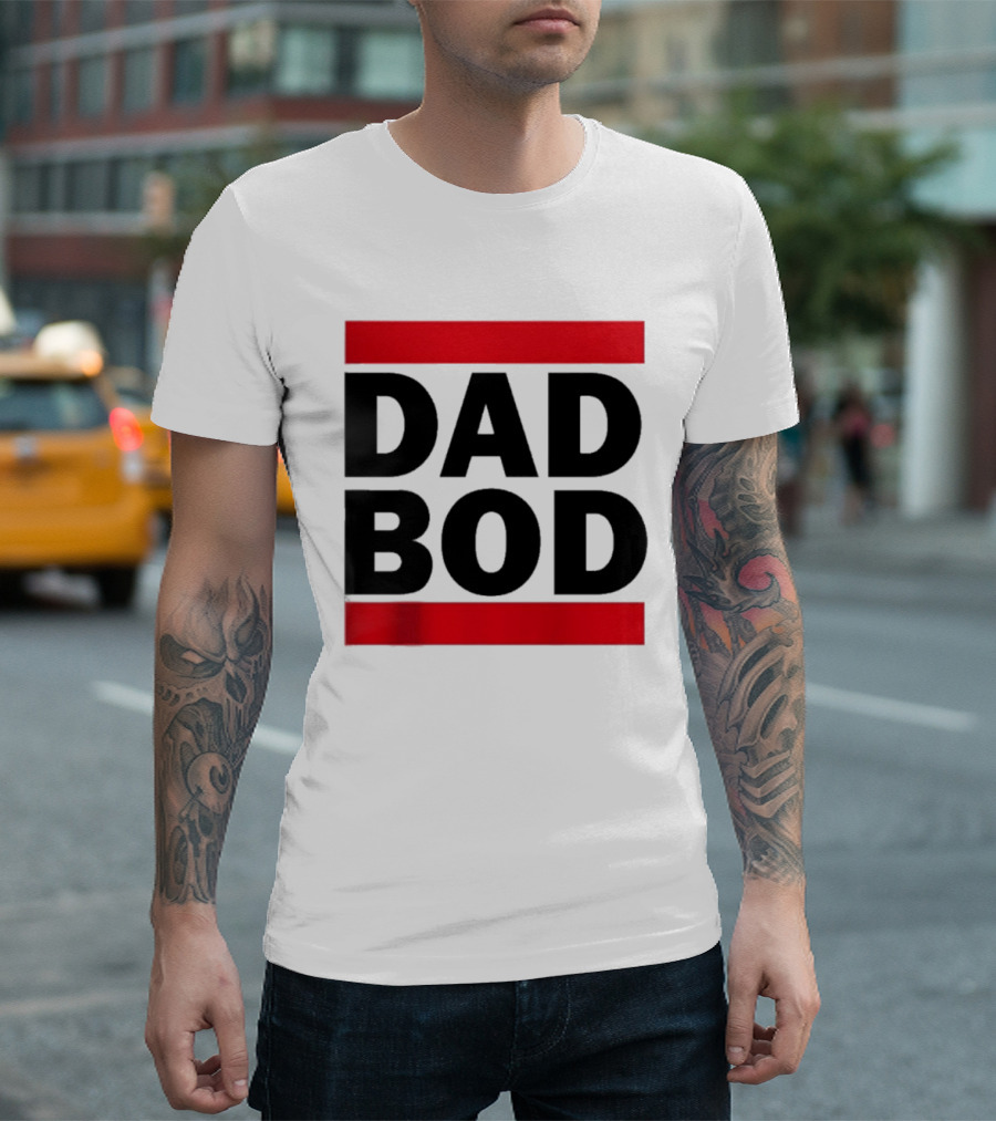 Dad Bod Red Stripes T-Shirt