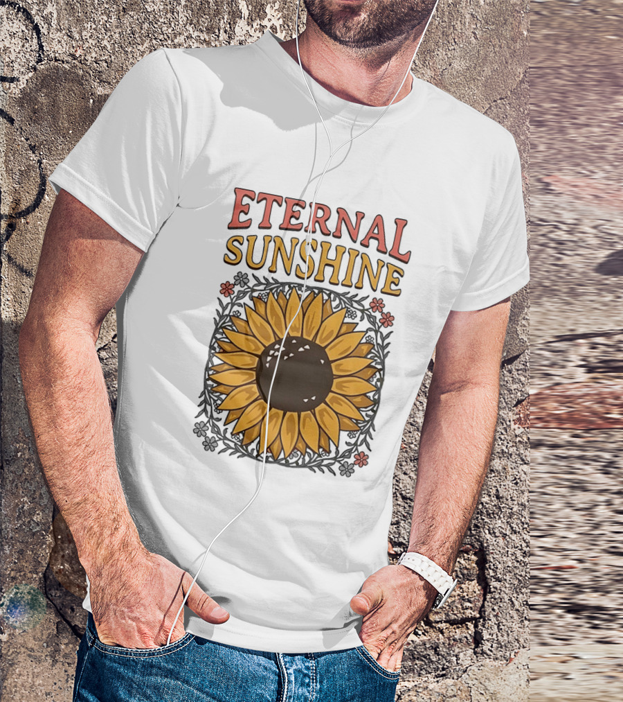 Eternal Sunshine Sunflower Blossom Floral T-Shirt