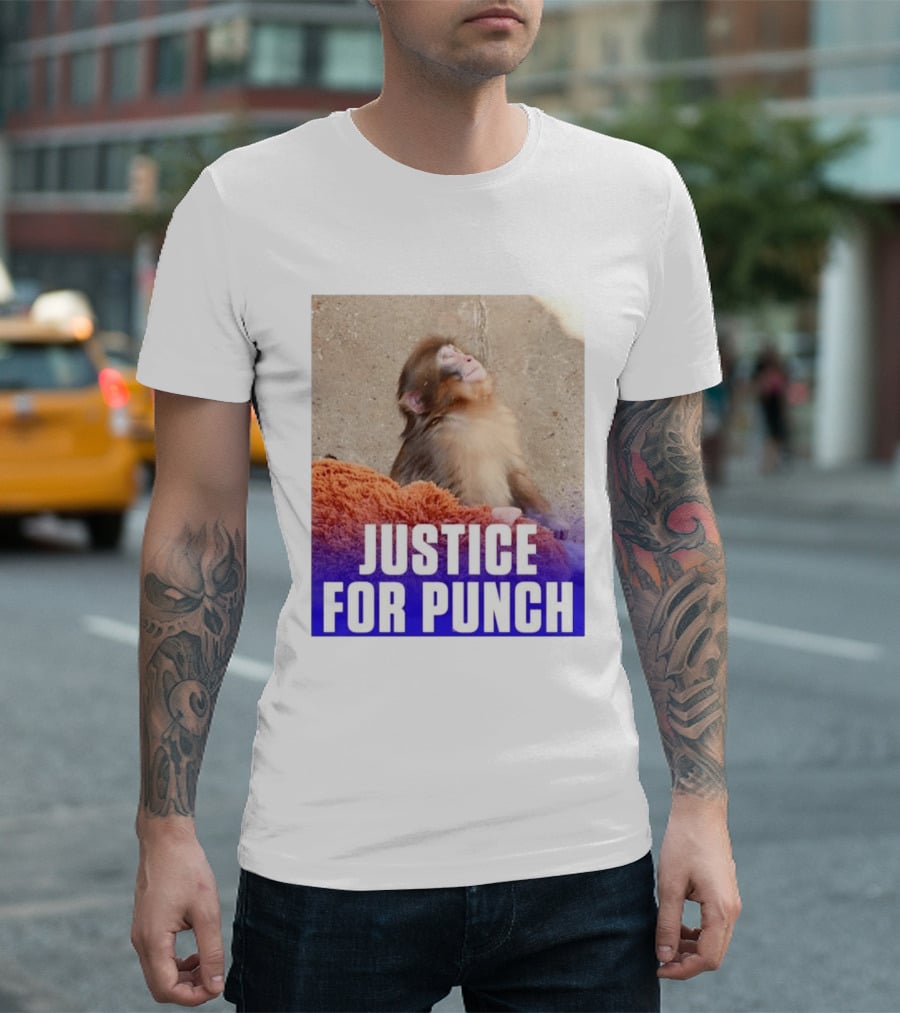 Justice For Punch Monkey T-Shirt