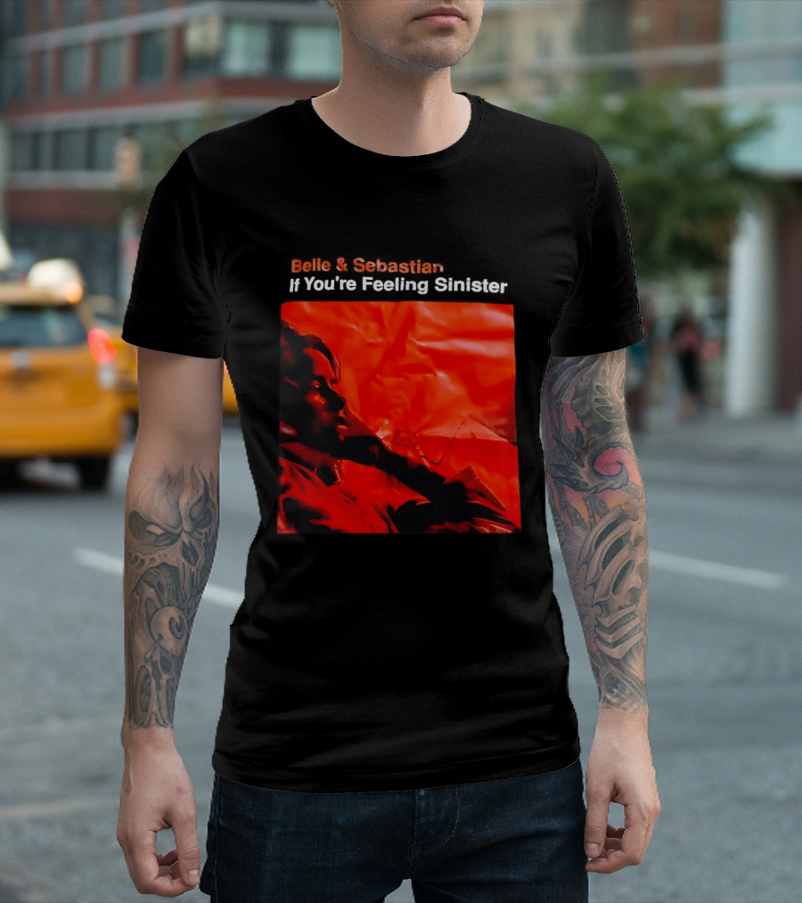 Belle And Sebastian If You're Feeling Sinister Album Art Red T-Shirt