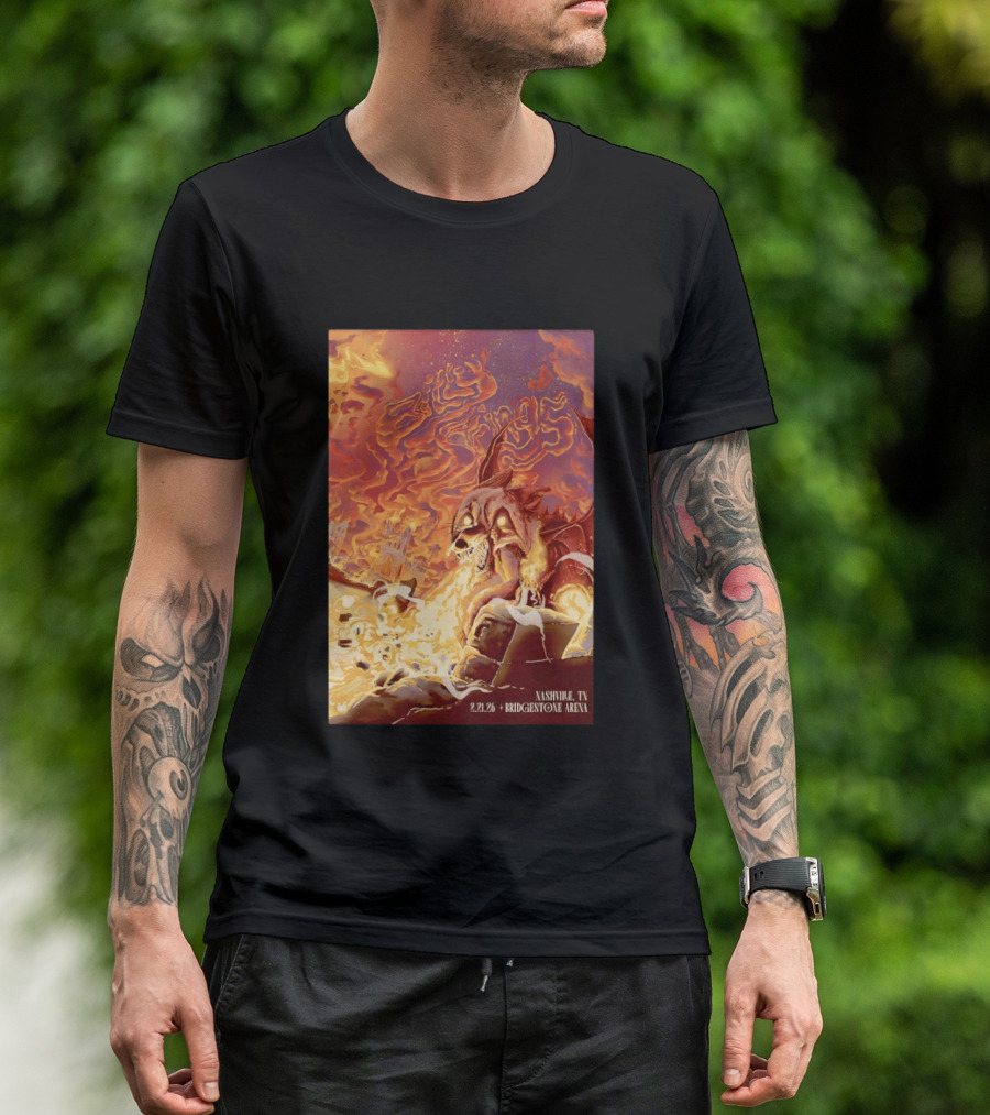 Billy Strings 2.21.26 Bridgestone Arena Nashville TN T-Shirt