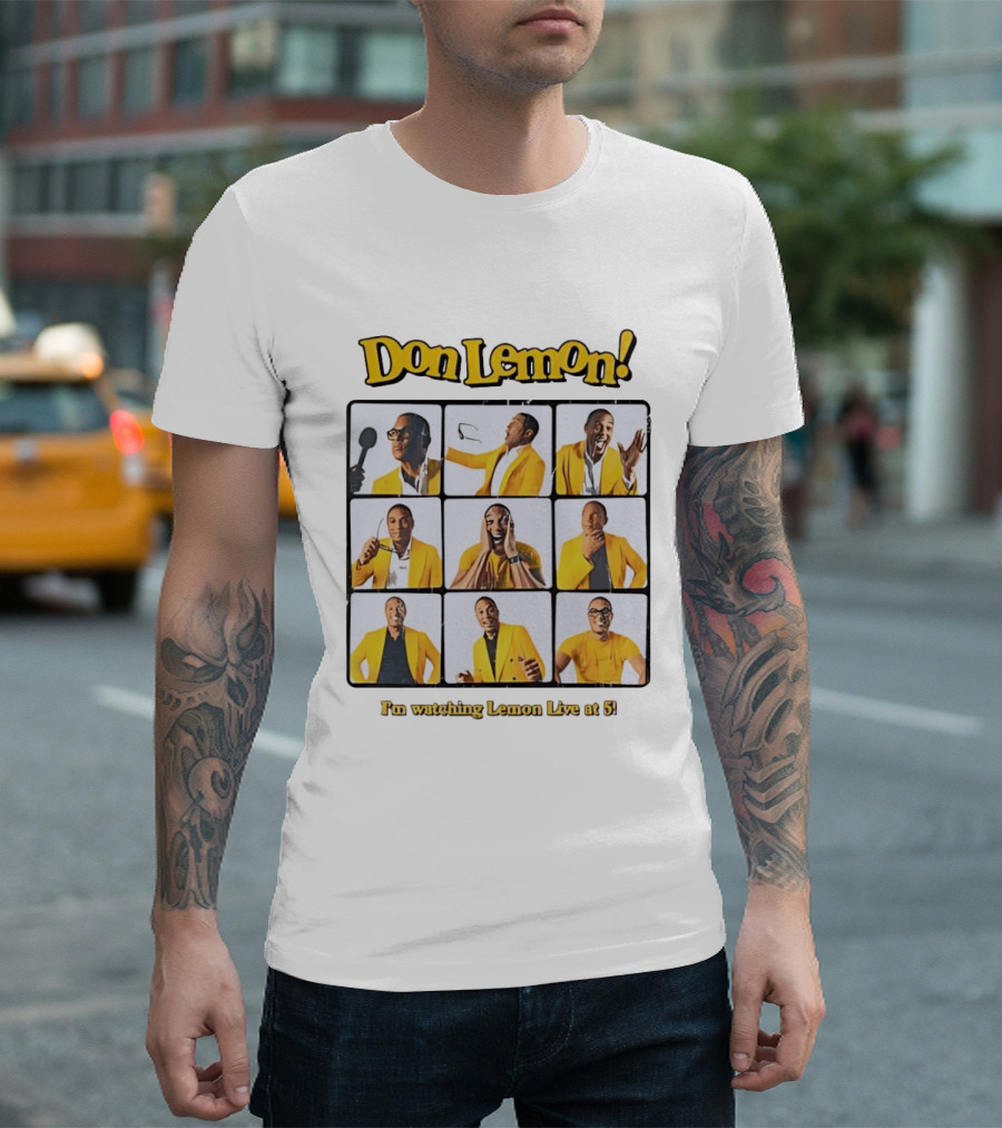 Don Lemon I'm Ing Lemon Live At 5 Yellow Jacket Expressions T-Shirt